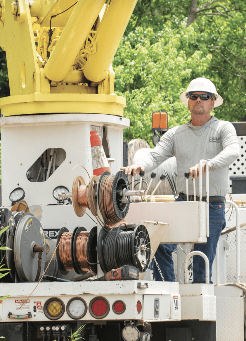 Jim Sanders, Journeyman Lineman
